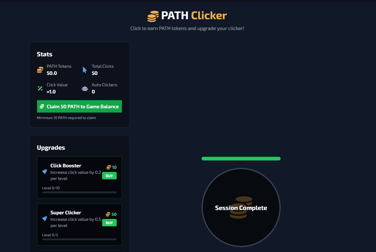 Play-to-Earn Game